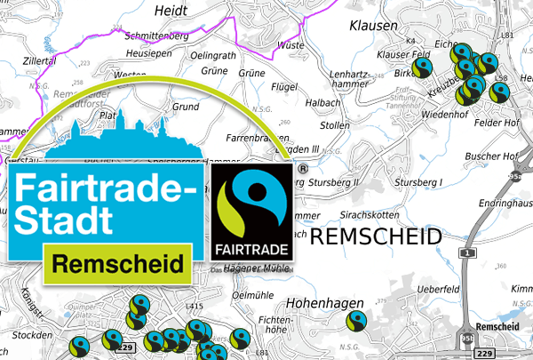 Fairtrade-Stadtkarte